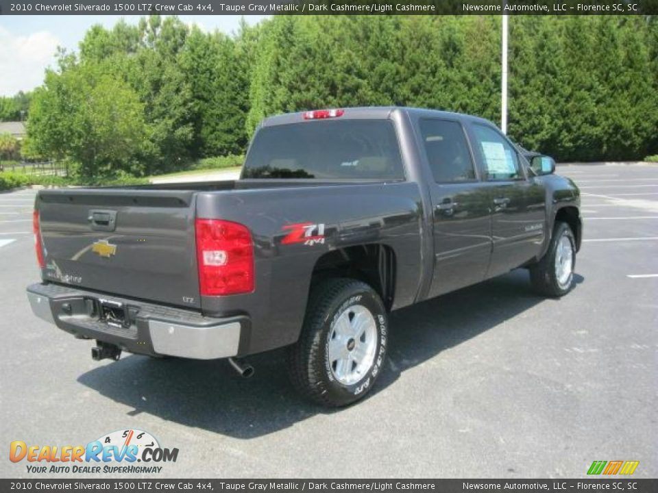 2010 Chevrolet Silverado 1500 LTZ Crew Cab 4x4 Taupe Gray Metallic / Dark Cashmere/Light Cashmere Photo #2