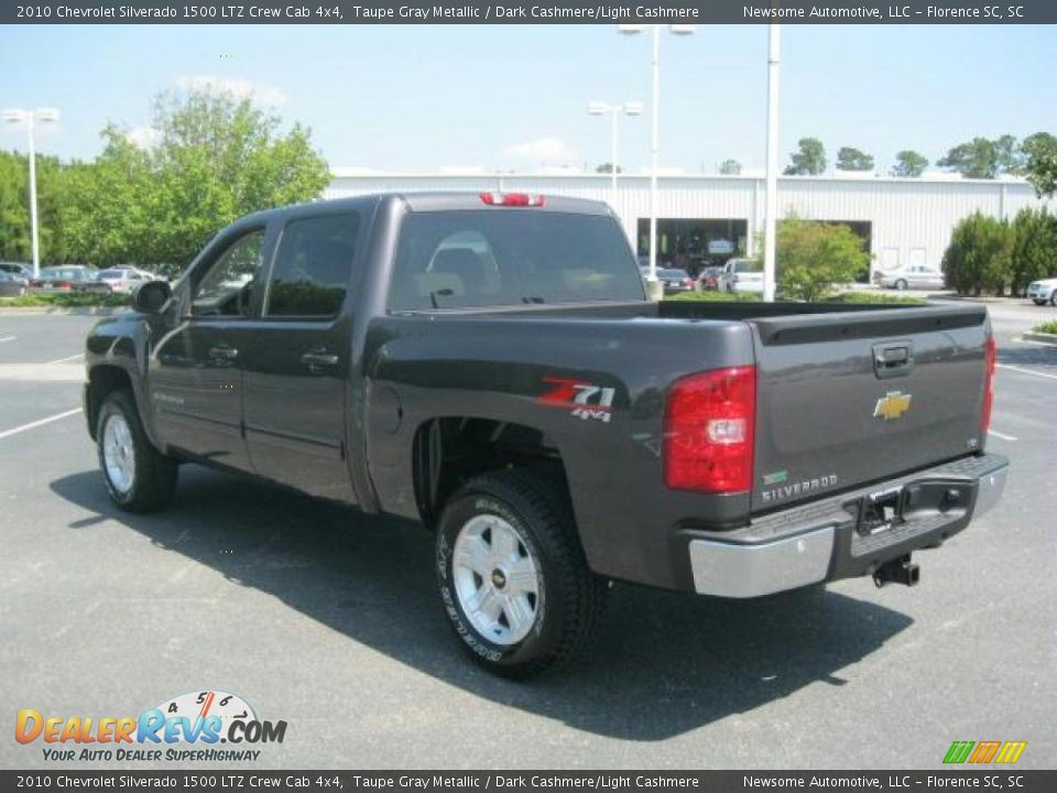 2010 Chevrolet Silverado 1500 LTZ Crew Cab 4x4 Taupe Gray Metallic / Dark Cashmere/Light Cashmere Photo #3