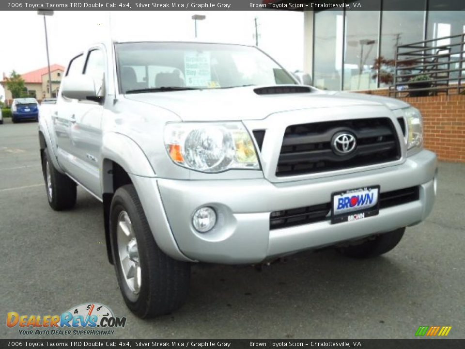 2006 Toyota Tacoma TRD Double Cab 4x4 Silver Streak Mica / Graphite Gray Photo #1