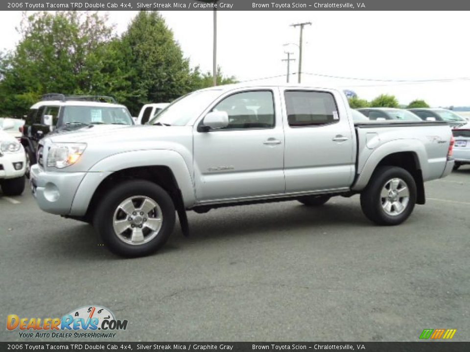 2006 Toyota Tacoma TRD Double Cab 4x4 Silver Streak Mica / Graphite Gray Photo #2