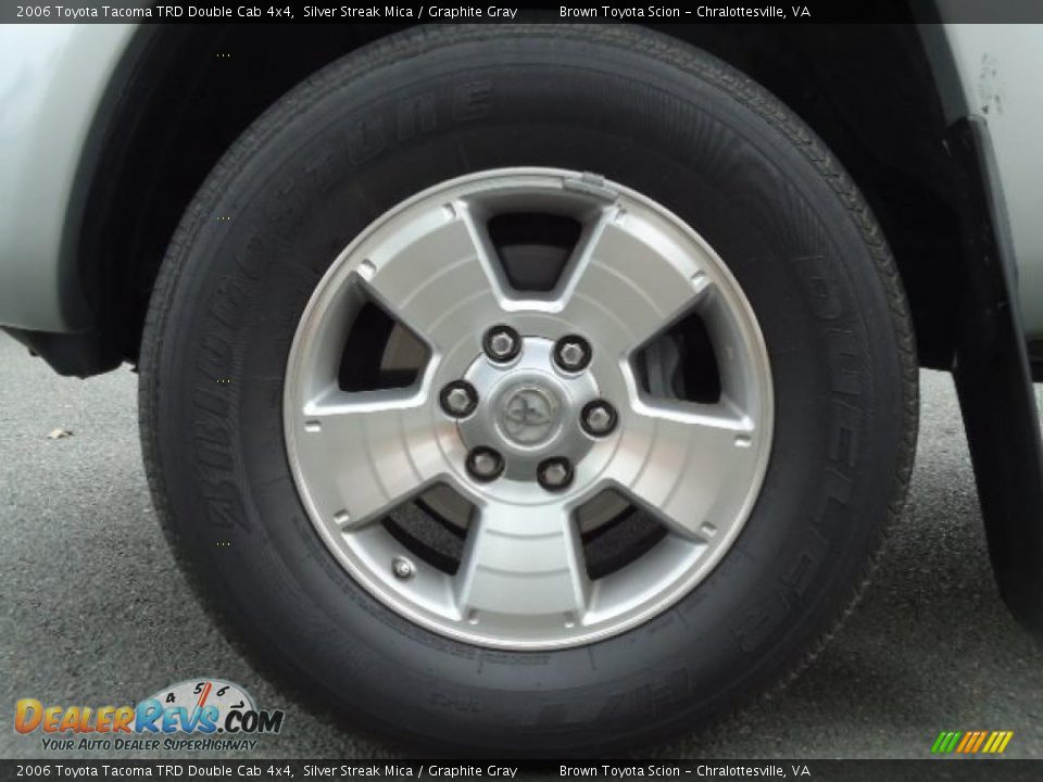 2006 Toyota Tacoma TRD Double Cab 4x4 Silver Streak Mica / Graphite Gray Photo #3
