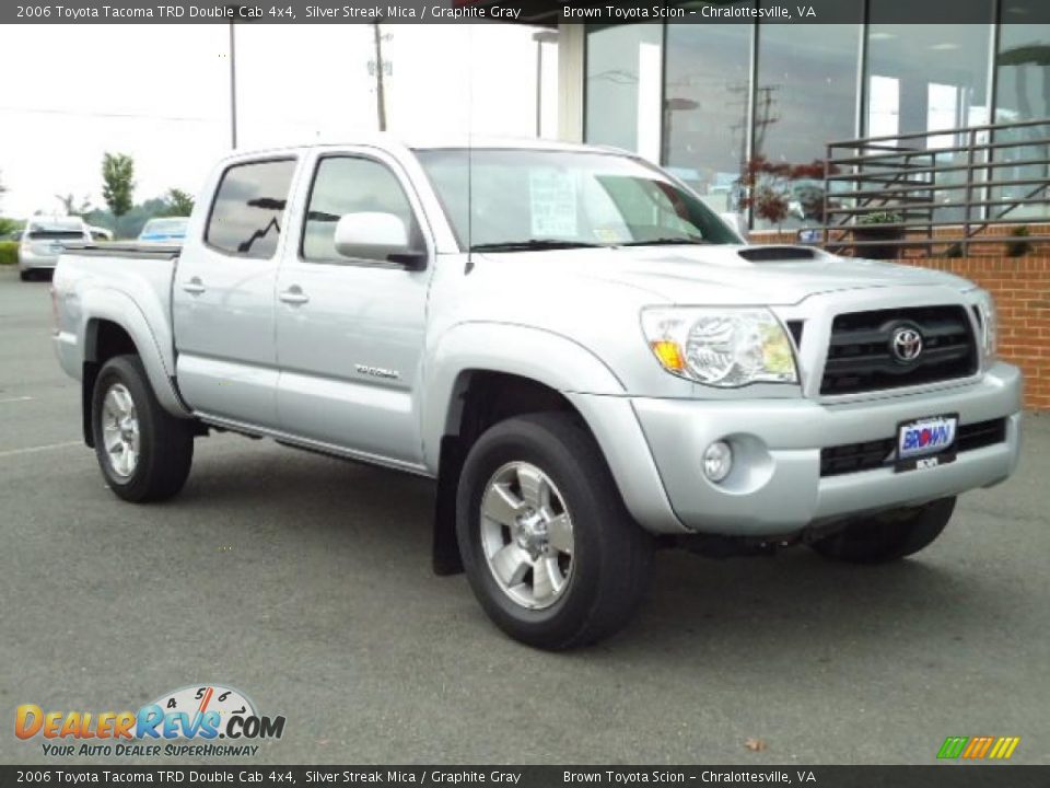 2006 Toyota Tacoma TRD Double Cab 4x4 Silver Streak Mica / Graphite Gray Photo #7