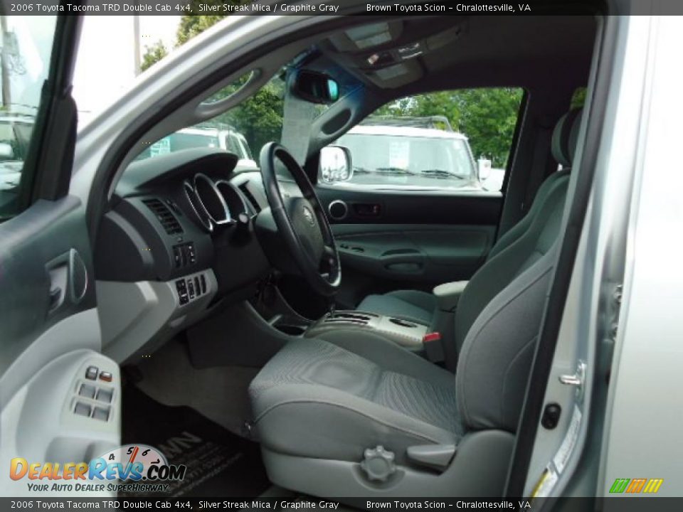2006 Toyota Tacoma TRD Double Cab 4x4 Silver Streak Mica / Graphite Gray Photo #8
