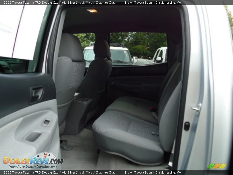 2006 Toyota Tacoma TRD Double Cab 4x4 Silver Streak Mica / Graphite Gray Photo #9