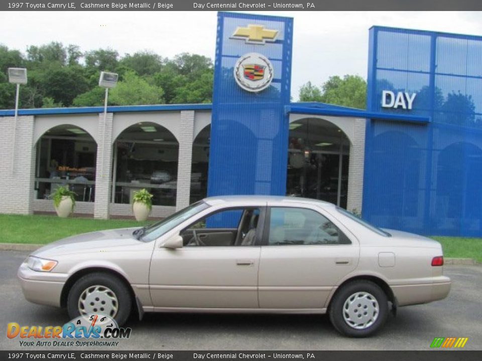 1997 Toyota Camry LE Cashmere Beige Metallic / Beige Photo #2