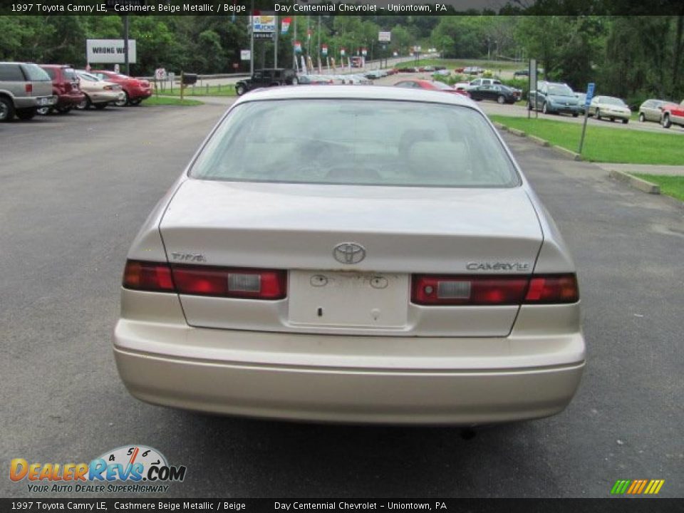 1997 Toyota Camry LE Cashmere Beige Metallic / Beige Photo #3