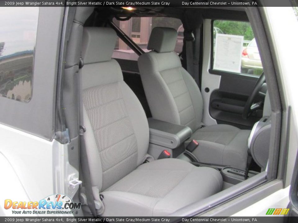 2009 Jeep Wrangler Sahara 4x4 Bright Silver Metallic / Dark Slate Gray/Medium Slate Gray Photo #7