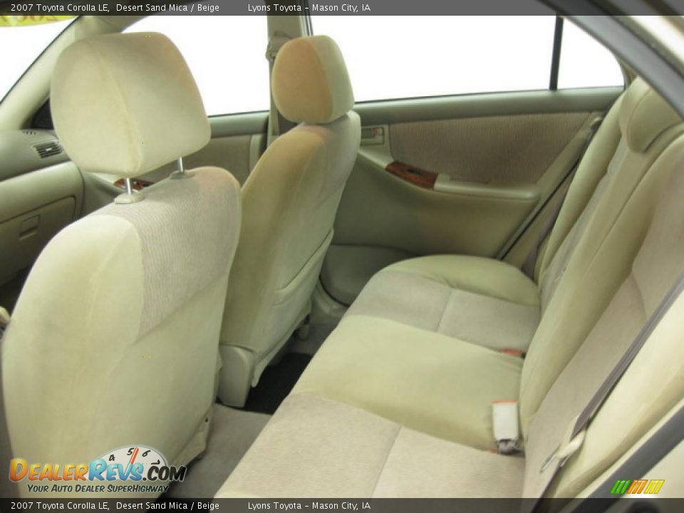 2007 Toyota Corolla LE Desert Sand Mica / Beige Photo #5