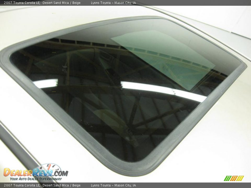 2007 Toyota Corolla LE Desert Sand Mica / Beige Photo #7