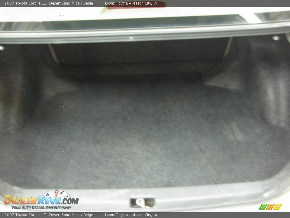 2007 Toyota Corolla LE Desert Sand Mica / Beige Photo #8