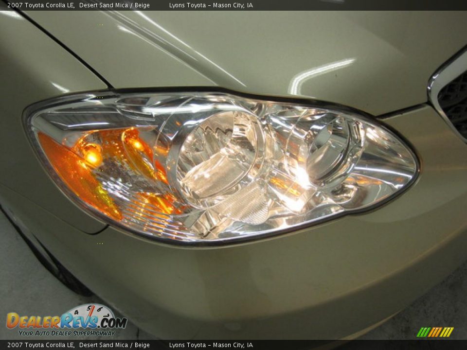 2007 Toyota Corolla LE Desert Sand Mica / Beige Photo #13