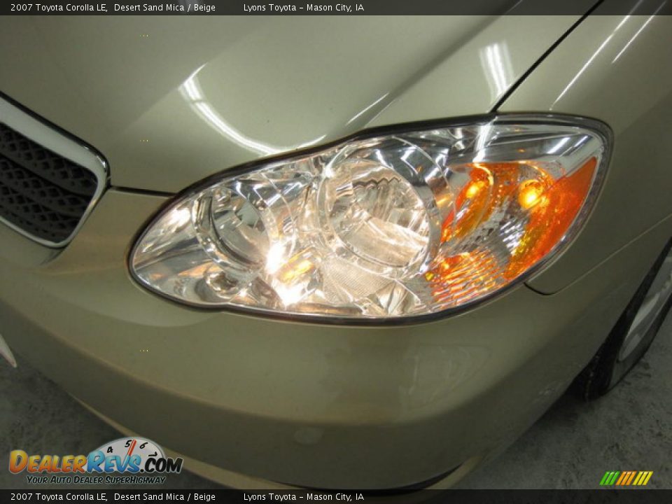 2007 Toyota Corolla LE Desert Sand Mica / Beige Photo #15
