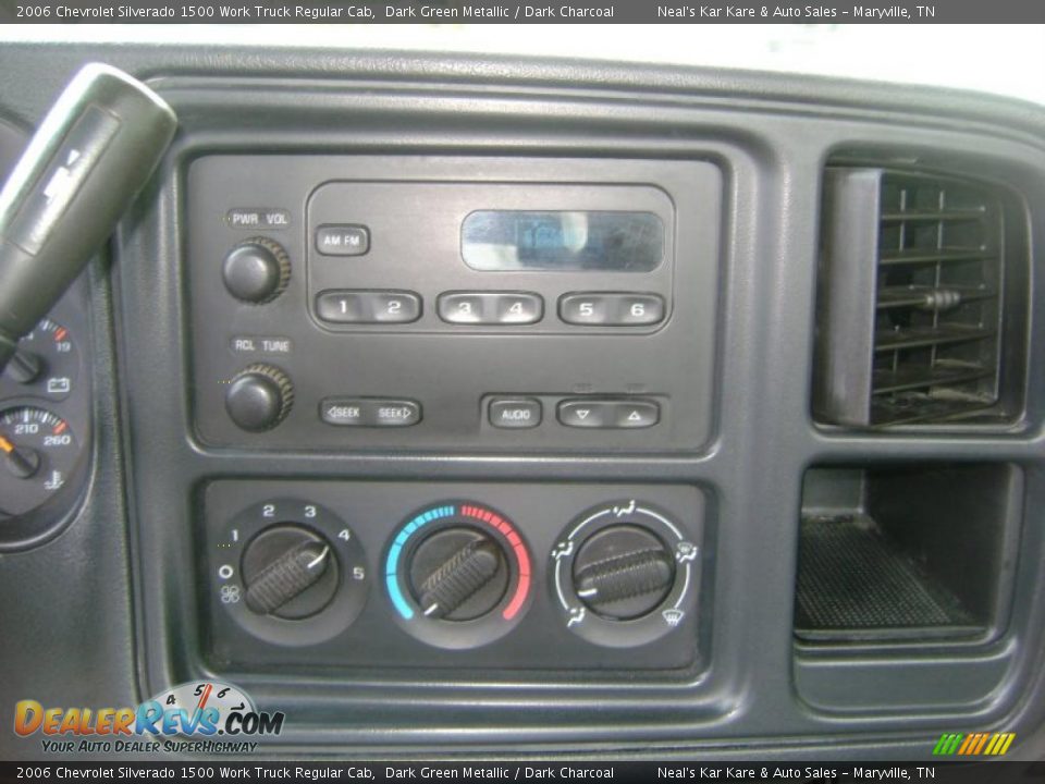 2006 Chevrolet Silverado 1500 Work Truck Regular Cab Dark Green Metallic / Dark Charcoal Photo #15