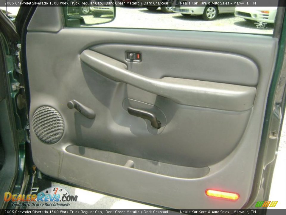 2006 Chevrolet Silverado 1500 Work Truck Regular Cab Dark Green Metallic / Dark Charcoal Photo #18