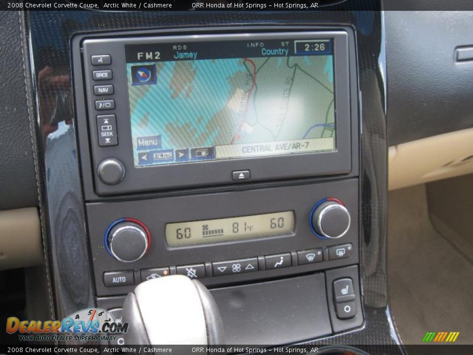 2008 Chevrolet Corvette Coupe Arctic White / Cashmere Photo #15