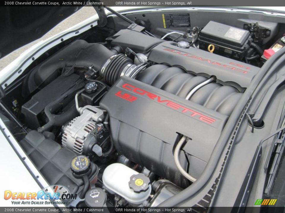 2008 Chevrolet Corvette Coupe Arctic White / Cashmere Photo #17
