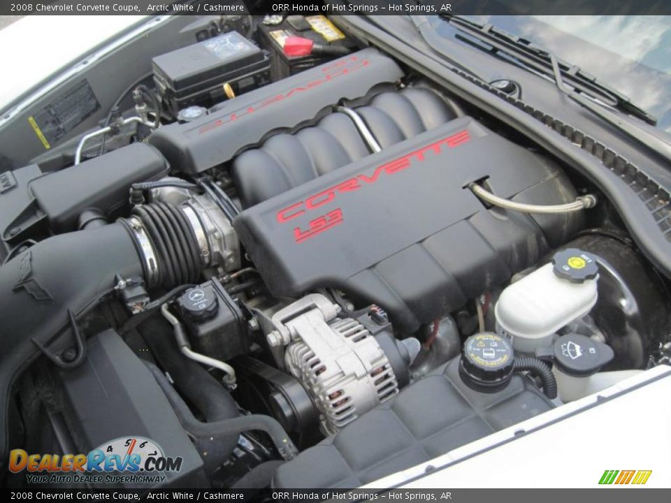 2008 Chevrolet Corvette Coupe Arctic White / Cashmere Photo #18