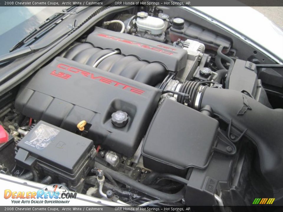 2008 Chevrolet Corvette Coupe Arctic White / Cashmere Photo #19