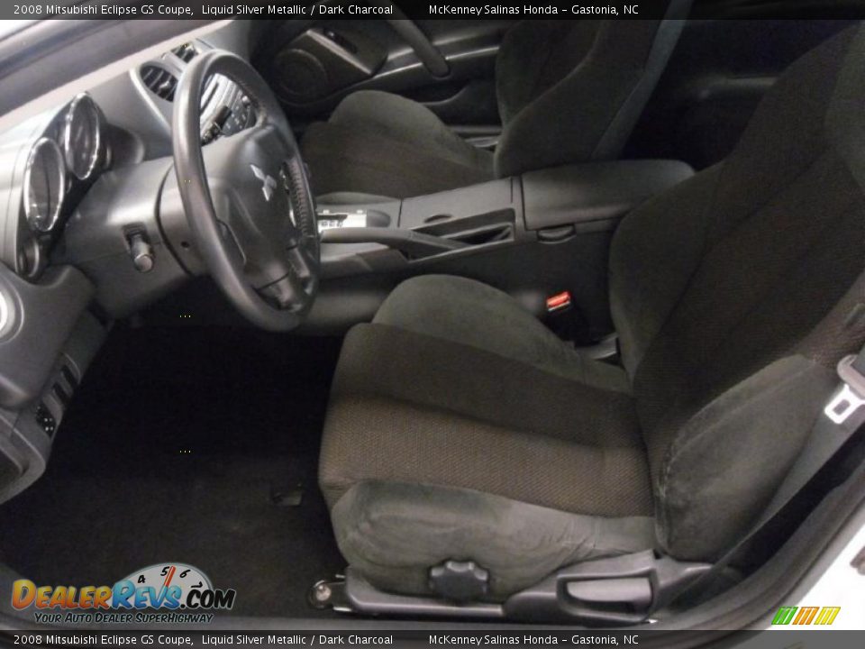 2008 Mitsubishi Eclipse GS Coupe Liquid Silver Metallic / Dark Charcoal Photo #8