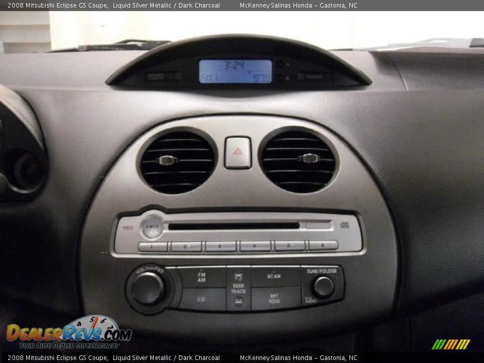 2008 Mitsubishi Eclipse GS Coupe Liquid Silver Metallic / Dark Charcoal Photo #11