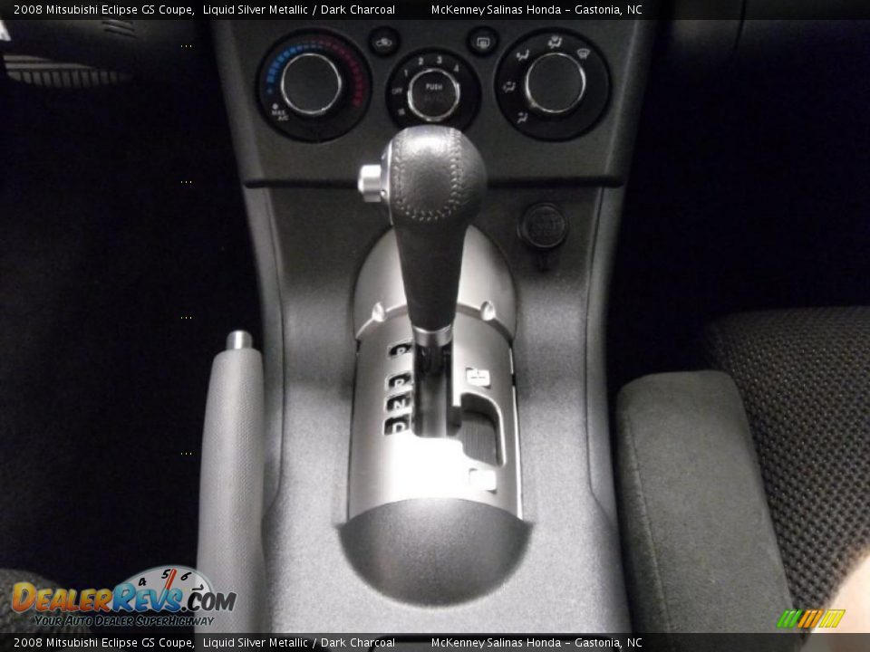 2008 Mitsubishi Eclipse GS Coupe Liquid Silver Metallic / Dark Charcoal Photo #12