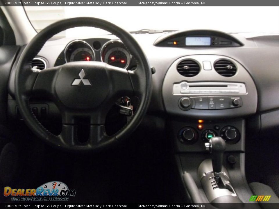2008 Mitsubishi Eclipse GS Coupe Liquid Silver Metallic / Dark Charcoal Photo #15