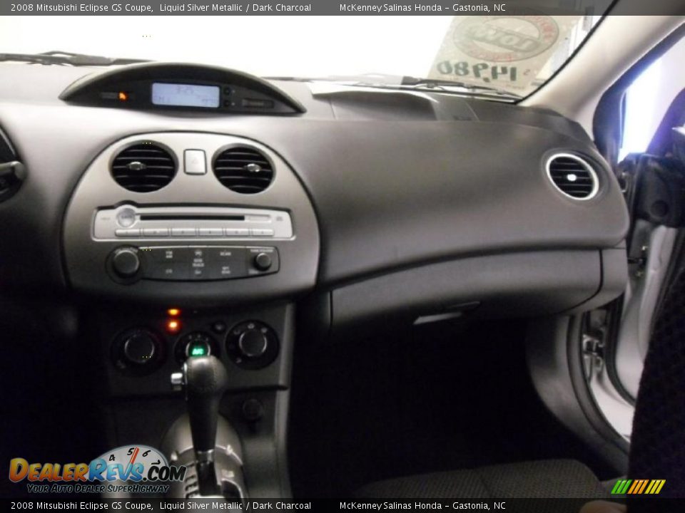 2008 Mitsubishi Eclipse GS Coupe Liquid Silver Metallic / Dark Charcoal Photo #16