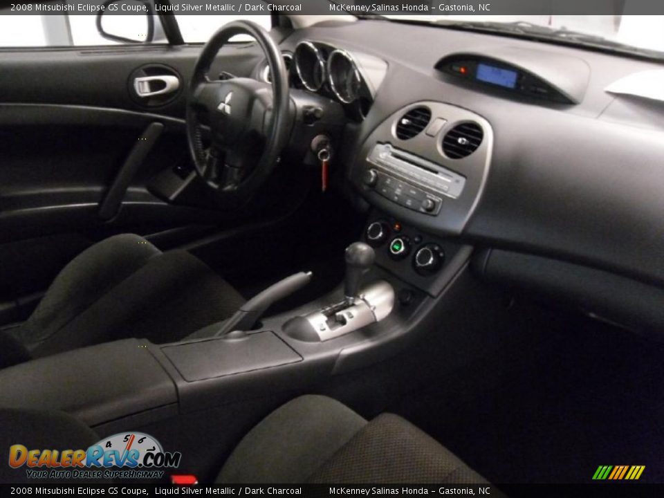 2008 Mitsubishi Eclipse GS Coupe Liquid Silver Metallic / Dark Charcoal Photo #20