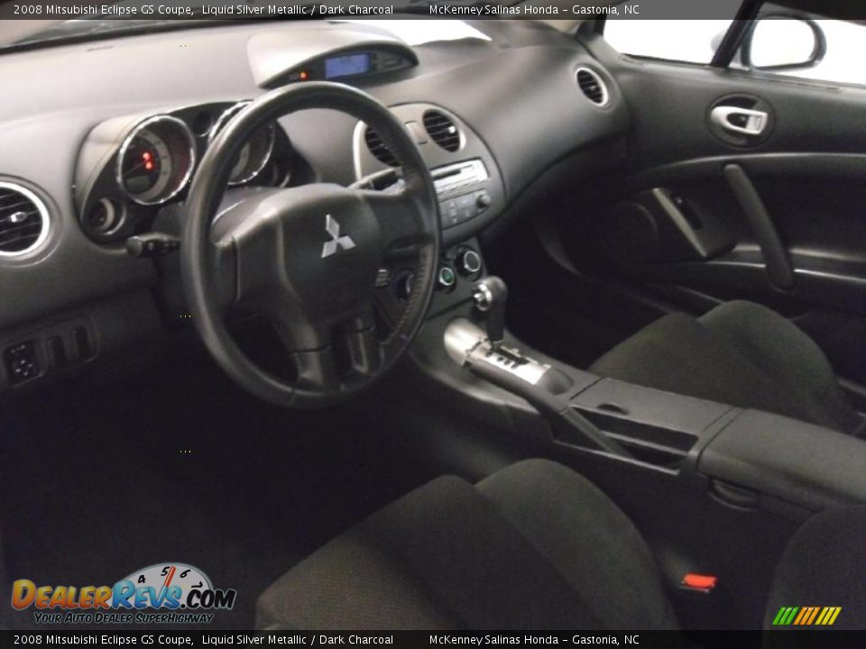 2008 Mitsubishi Eclipse GS Coupe Liquid Silver Metallic / Dark Charcoal Photo #21