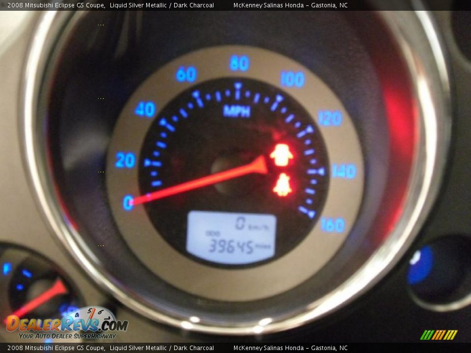2008 Mitsubishi Eclipse GS Coupe Liquid Silver Metallic / Dark Charcoal Photo #22