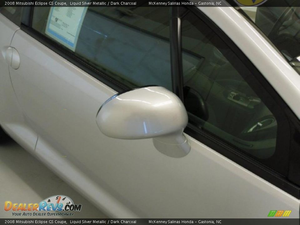 2008 Mitsubishi Eclipse GS Coupe Liquid Silver Metallic / Dark Charcoal Photo #24