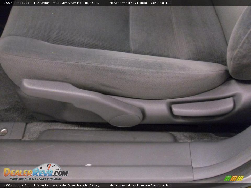 2007 Honda Accord LX Sedan Alabaster Silver Metallic / Gray Photo #9