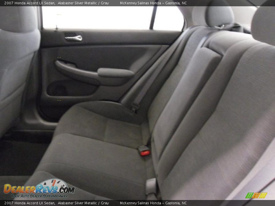 2007 Honda Accord LX Sedan Alabaster Silver Metallic / Gray Photo #13