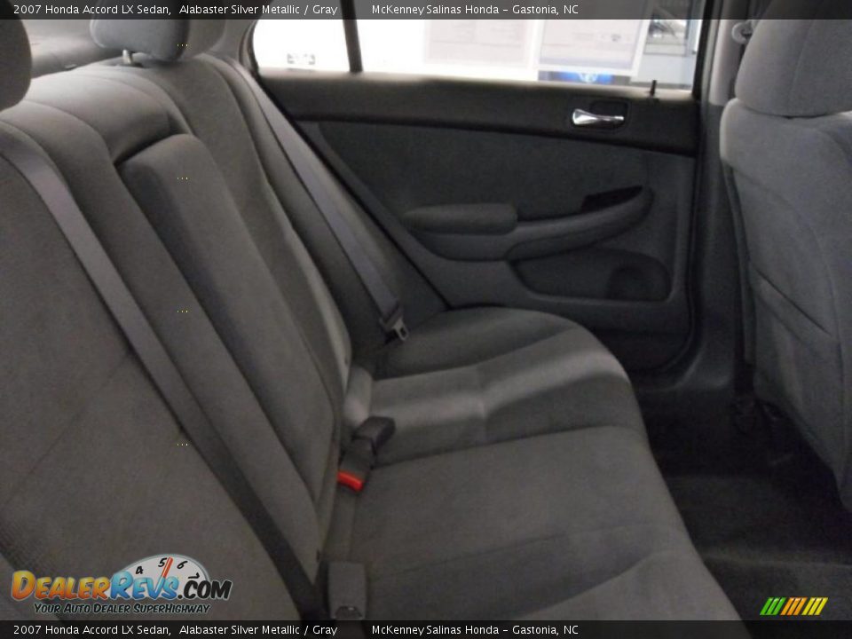 2007 Honda Accord LX Sedan Alabaster Silver Metallic / Gray Photo #17