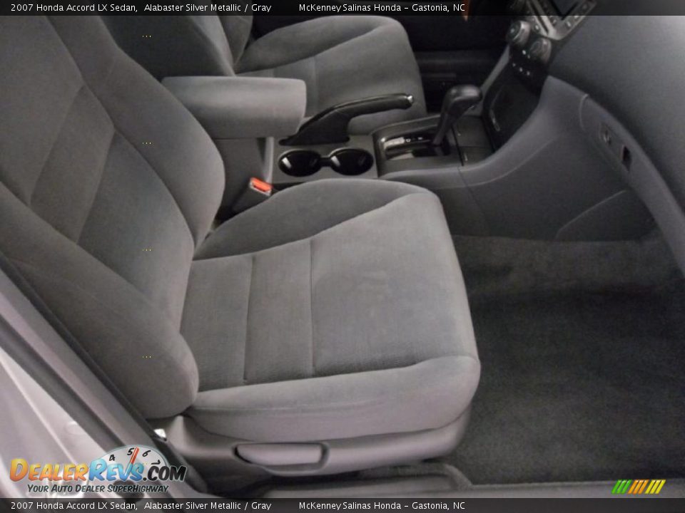 2007 Honda Accord LX Sedan Alabaster Silver Metallic / Gray Photo #18