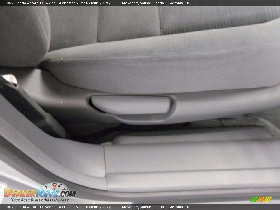 2007 Honda Accord LX Sedan Alabaster Silver Metallic / Gray Photo #19