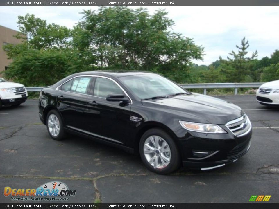 2011 Ford Taurus SEL Tuxedo Black / Charcoal Black Photo #1
