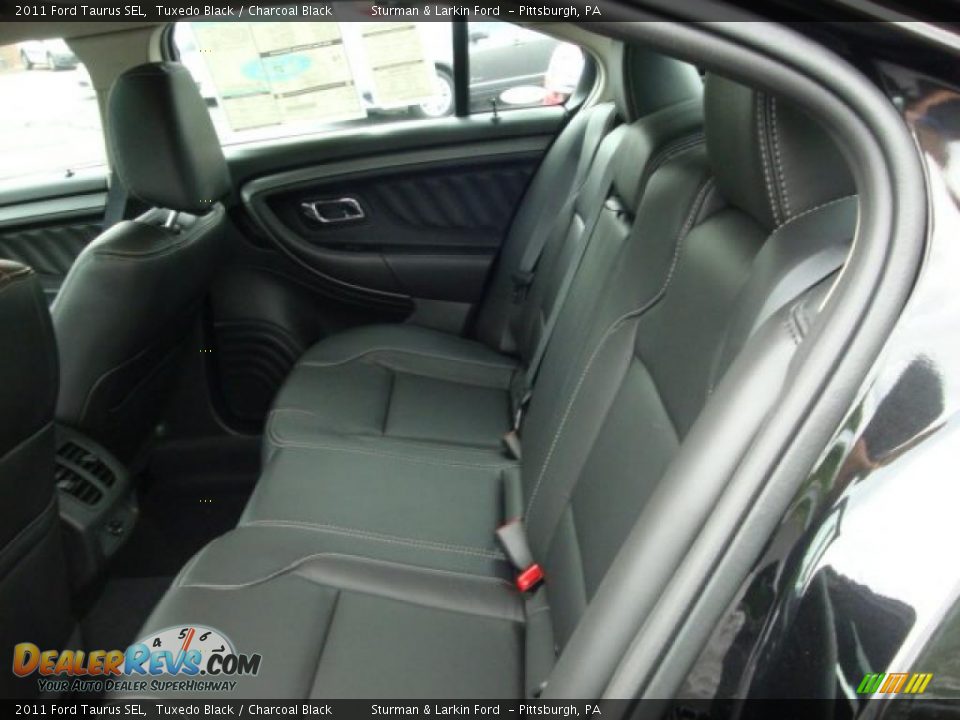 2011 Ford Taurus SEL Tuxedo Black / Charcoal Black Photo #13