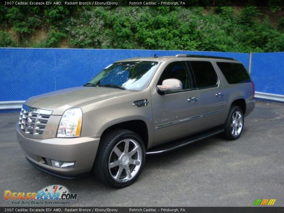 2007 Cadillac Escalade ESV AWD Radiant Bronze / Ebony/Ebony Photo #1