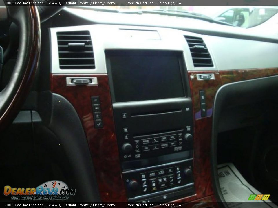 2007 Cadillac Escalade ESV AWD Radiant Bronze / Ebony/Ebony Photo #18