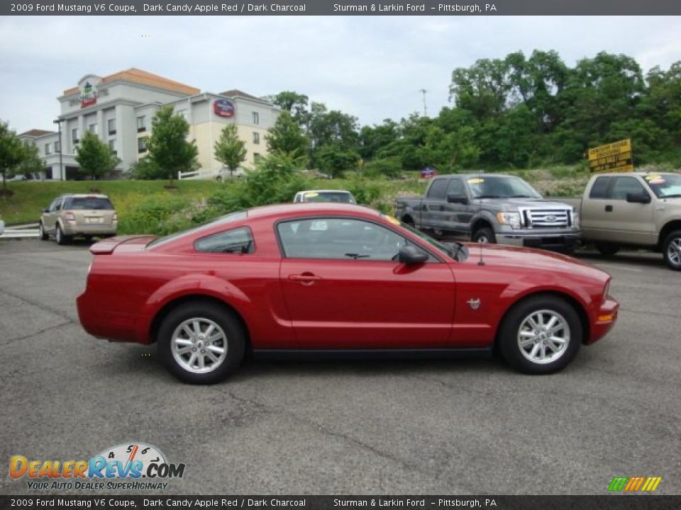 2009 Ford Mustang V6 Coupe Dark Candy Apple Red / Dark Charcoal Photo #2