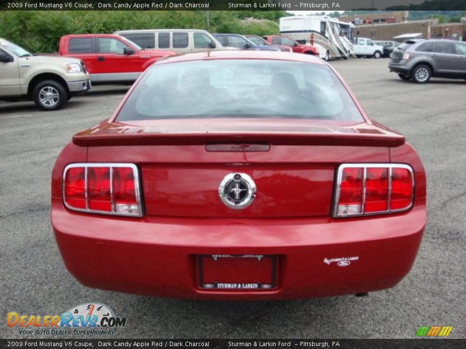 2009 Ford Mustang V6 Coupe Dark Candy Apple Red / Dark Charcoal Photo #4