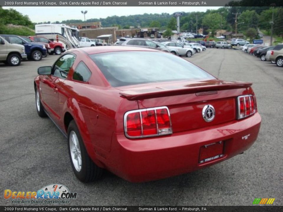 2009 Ford Mustang V6 Coupe Dark Candy Apple Red / Dark Charcoal Photo #5