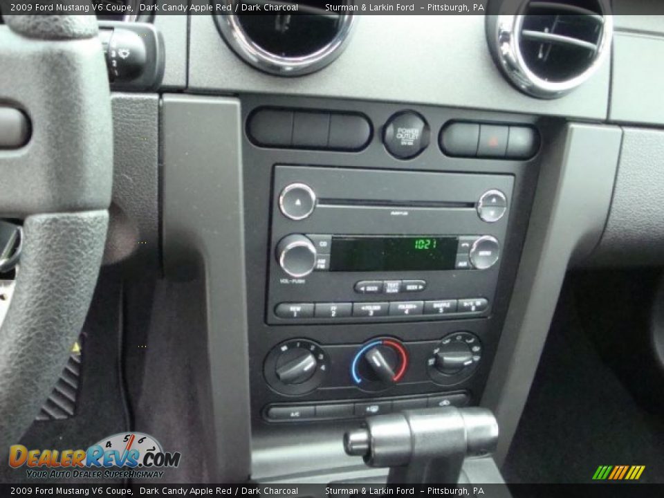 2009 Ford Mustang V6 Coupe Dark Candy Apple Red / Dark Charcoal Photo #9