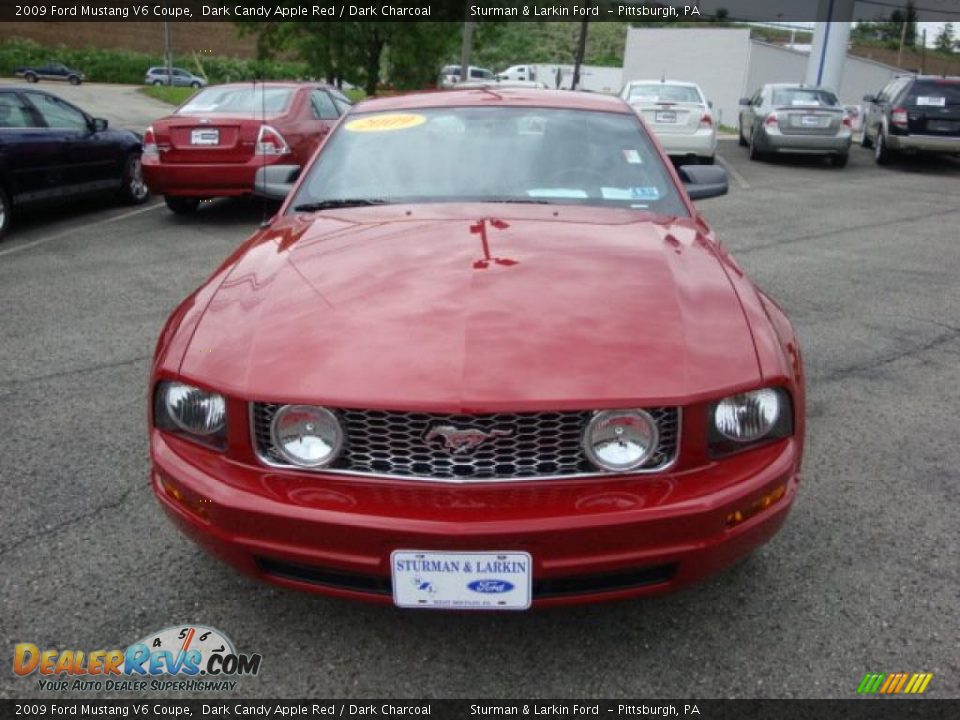 2009 Ford Mustang V6 Coupe Dark Candy Apple Red / Dark Charcoal Photo #11