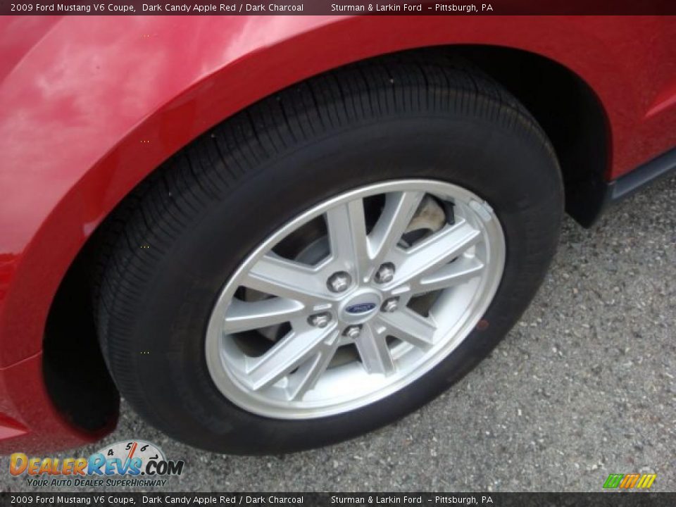 2009 Ford Mustang V6 Coupe Dark Candy Apple Red / Dark Charcoal Photo #12