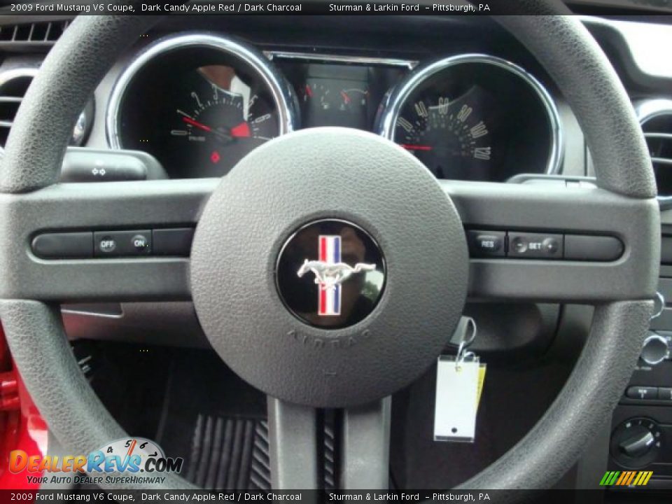 2009 Ford Mustang V6 Coupe Dark Candy Apple Red / Dark Charcoal Photo #15