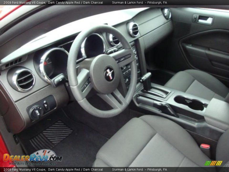 2009 Ford Mustang V6 Coupe Dark Candy Apple Red / Dark Charcoal Photo #17