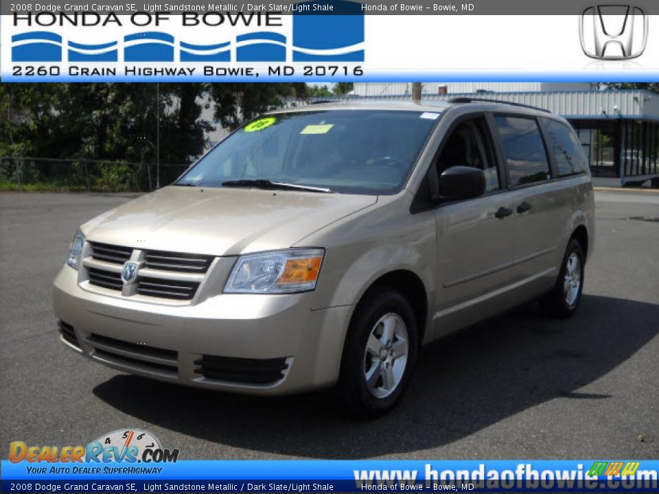 2008 Dodge Grand Caravan SE Light Sandstone Metallic / Dark Slate/Light Shale Photo #7