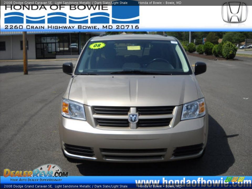 2008 Dodge Grand Caravan SE Light Sandstone Metallic / Dark Slate/Light Shale Photo #8